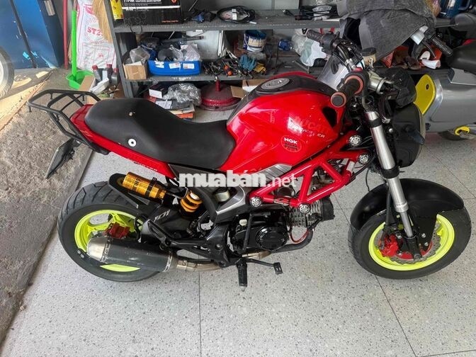 Xe mô tô mini Monster 110cc đỏ