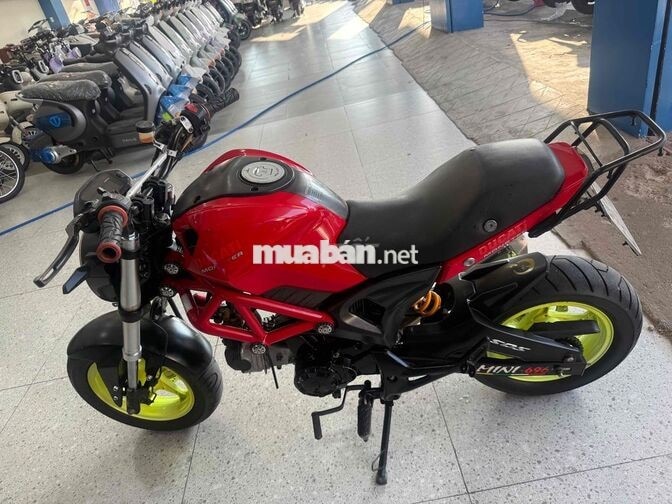 Xe mô tô mini Monster 110cc đỏ