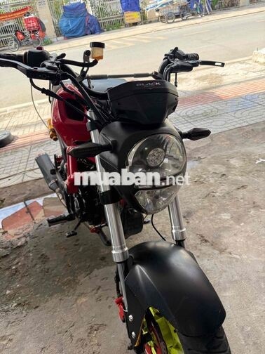 Xe mô tô mini Monster 110cc đỏ