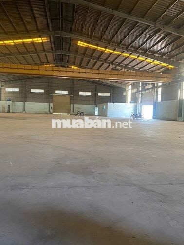 Cho thuê kho xưởng Bến Lức Long An 3.200m², khuôn viên 8.000m²