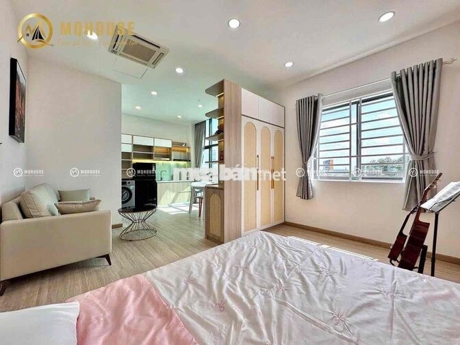 Căn Hộ Cửa Sổ View Kính có GU ngay Chợ Hạnh Thông Tây_Full Nội Thất