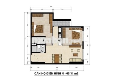 Thuê green river q8 - 2pN 2wc full đồ- 12 củ- ở liền
