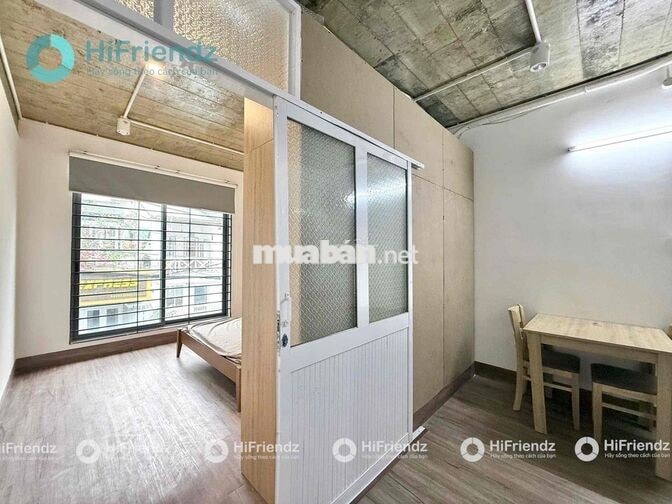 CĂN 1 PHÒNG NGỦ TÁCH BẾP VINTAGE FULL NỘI THẤT KHU SÂN BAY