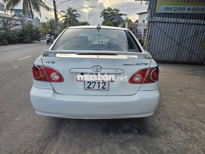 Toyota Corolla Altis 2002 Số sàn Trắng