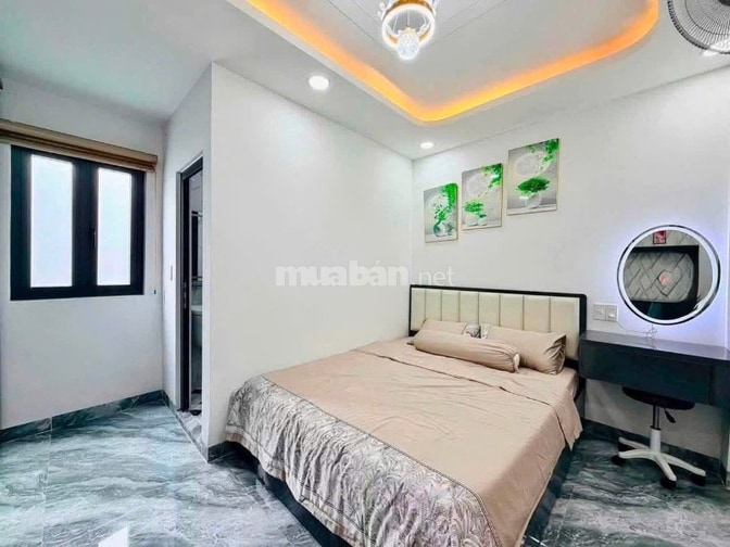 NHÀ PHỐ 5TẦNG ,3,8X15 , THANG MÁY ,4PN 6WC QUANG TRUNG P14 GÒ VẤP 