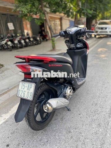 Honda Vision màu đen đỏ
