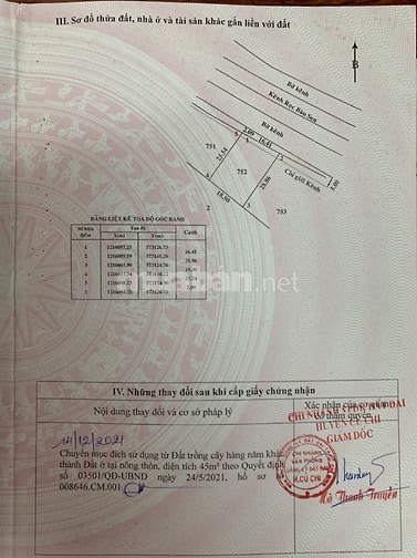  CHÍNH CHỦ BÁN ĐẤT GIÁ RẺ 2MT KÊNH 17, X.THÁI MỸ, H.CỦ CHI 6.1 TỶ.