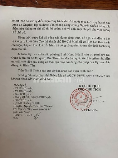 BÁN KHO GIÁ RẺ HẼM 5M(XT), 738/11/1 QL1A, P.BHH B, Q.BÌNH TÂN, 8,95 TỶ