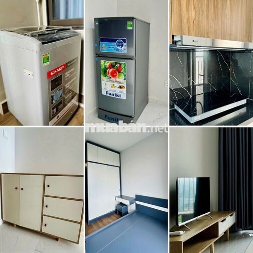 💥 CHỈ 7TR/TH –2PN 2WC FULL NỘI THẤT ĐẸP LUNG LINH XÁCH VALI VÀO Ở NGAY