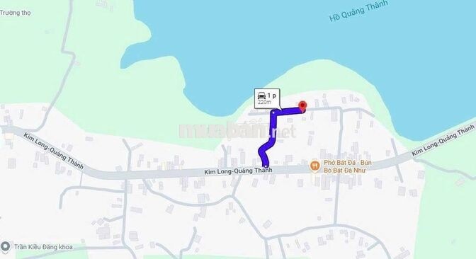 Đất Quanh hồ Quảng Thành, Kim Long, Châu Đức, Bà Rịa, Vũng Tàu