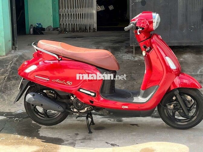 SYM ATTILA 50CC 2024 5000KM ĐỎ CANDY