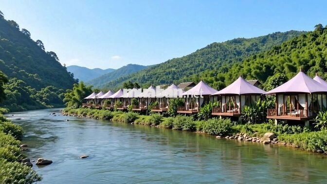Villa resort 5 star, pool, gym short-long term for rent
