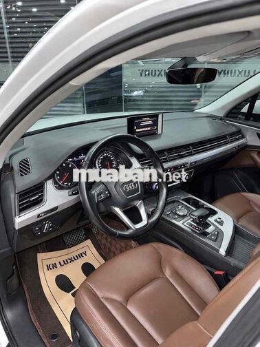 AUDI Q7 MODEL 2017,  ODO: 70.000 MILES TRẮNG/ NÂU