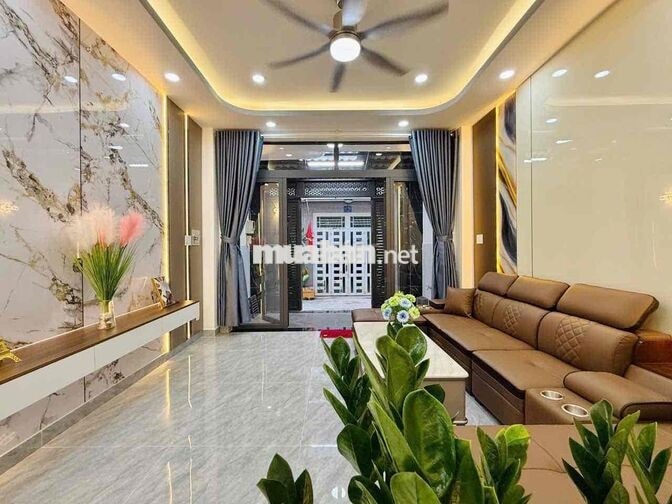 cho thuê nhà phạm văn chiêu p9(4x12) 2 lầu , 3pn , 5wc full nt