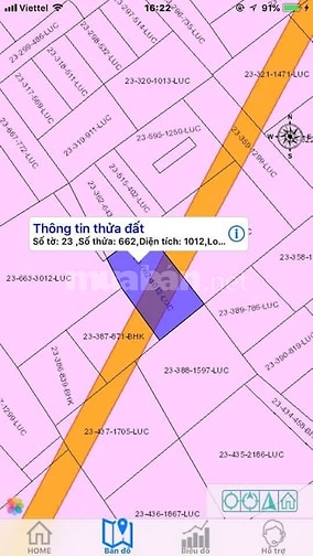 Chính chủ cần bán đất Hùng Vương vị trí đẹp