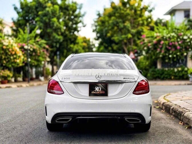 C300 AMG 2020 21.000 km Trắng nt nâu