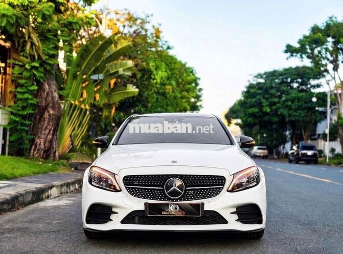 C300 AMG 2020 21.000 km Trắng nt nâu
