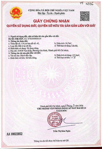 Bán nhà xây dựng mới 2 mặt tiền 19 Diên Hồng Phường 1, Quận Bình Thạnh