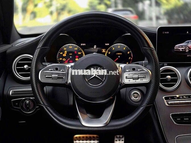 C300 AMG 2020 21.000 km Trắng nt nâu