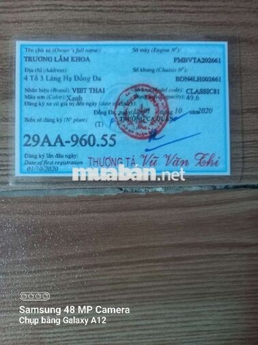 Xe máy Viet Thai Classic81 49.6cc Xanh