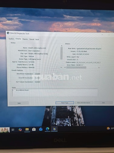 Cần ra đi Laptop Dell Inspiron 5570 còn bảo hành