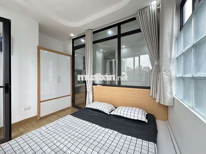 Siêu Hot CCMN 1n1k 30m2 Full đồ. ban công thoáng tại Hồ Ba Mẫu