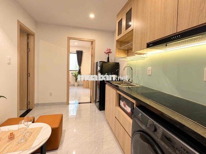 1PN TÁCH BẾP_XVNT_FULL NỘI THẤT_CÓ THANG MÁY VÀ MÁY GIẶT RIÊNG_HẦM XE