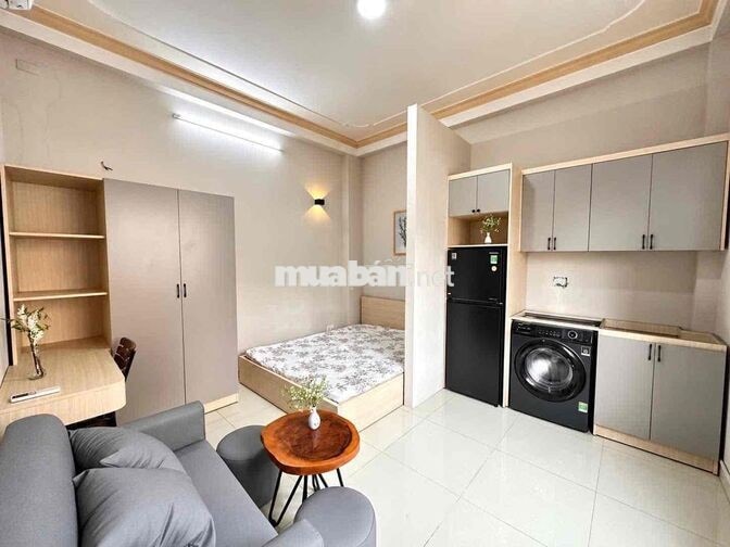STUDIO FULL NỘI THẤT – CỬA SỔ LỚN,THOÁNG MÁT