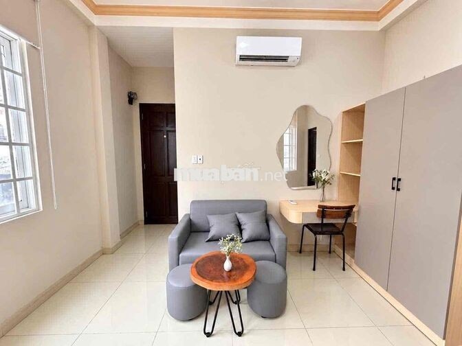 STUDIO FULL NỘI THẤT – CỬA SỔ LỚN,THOÁNG MÁT