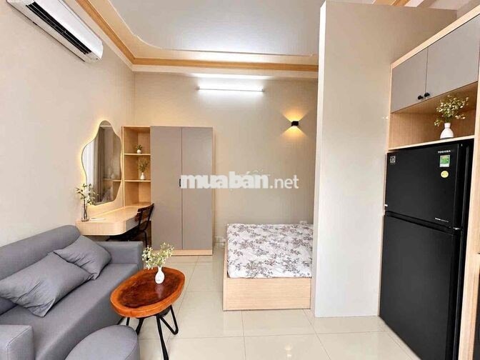 STUDIO FULL NỘI THẤT – CỬA SỔ LỚN,THOÁNG MÁT