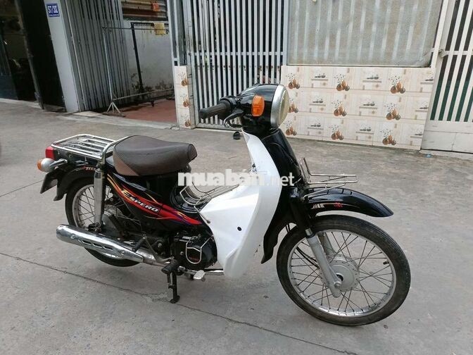 Xe máy Detech Espero 2020 màu Đen trắng