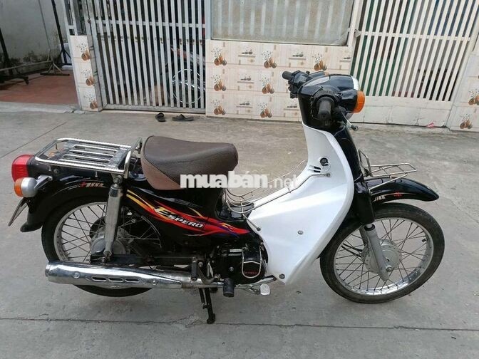 Xe máy Detech Espero 2020 màu Đen trắng