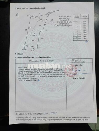 Bán đất rẫy Khu phố Trị An, Đồng Nai