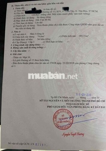 Bán nhà 1 trệt, 1 lầu và 5 phòng trọ