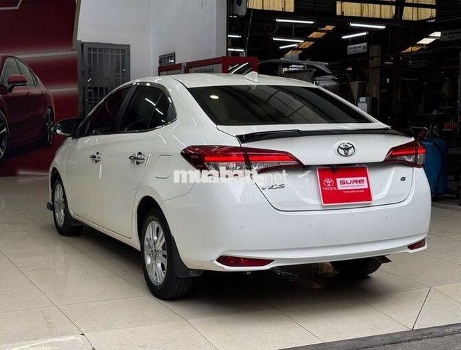 Toyota Vios 2020 1.5G 60695 km Trắng