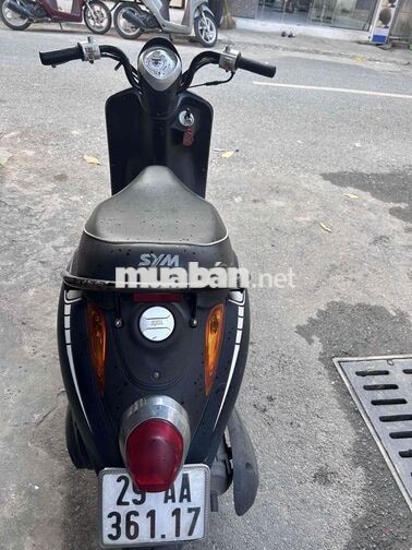 SYM Elite 50cc màu Đen