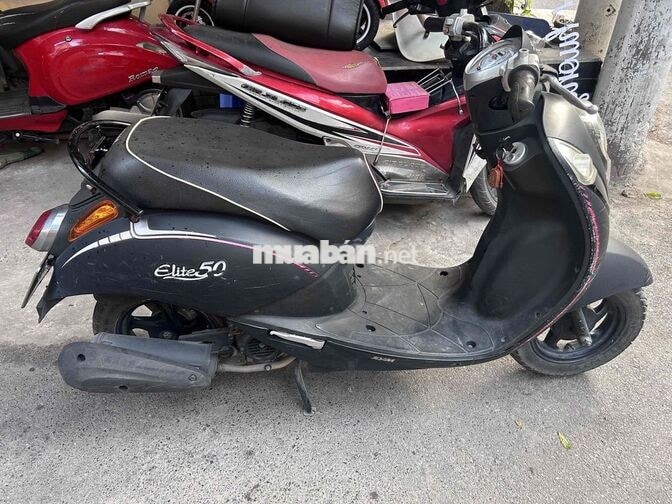 SYM Elite 50cc màu Đen