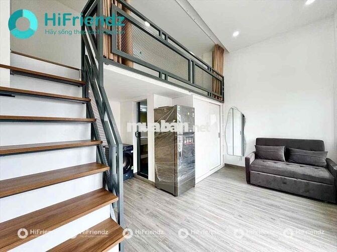 CĂN HỘ CAO CẤP GIÁ RẺ CÓ GÁC CAO 2m BAN CÔNG THOÁNG 40m2 SÁT QUẬN 1