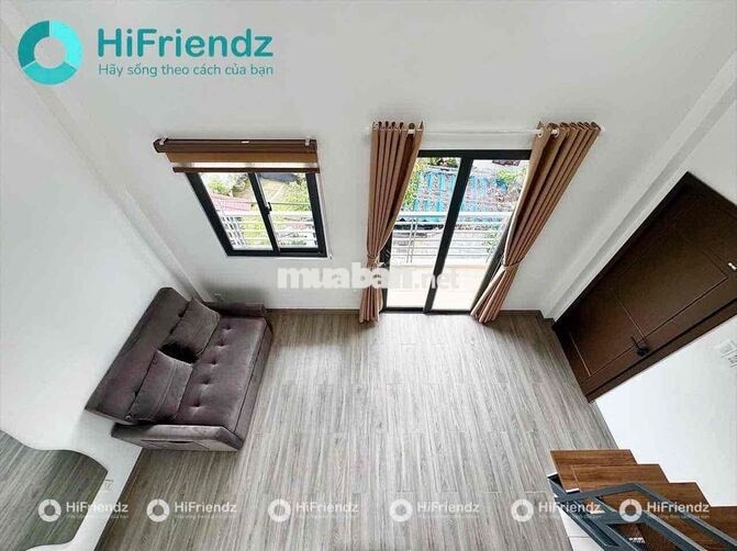 CĂN HỘ CAO CẤP GIÁ RẺ CÓ GÁC CAO 2m BAN CÔNG THOÁNG 40m2 SÁT QUẬN 1