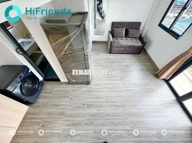 CĂN HỘ CAO CẤP GIÁ RẺ CÓ GÁC CAO 2m BAN CÔNG THOÁNG 40m2 SÁT QUẬN 1