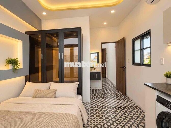 STUDIO BAN CÔNG - FULL NỘI THẤT CAO CẤP SIÊU ĐẸP GẦN Q10