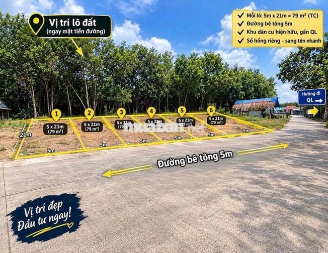 Bán Đất Mặt Tiền Đường Lớn – Vị Trí Tiềm Năng