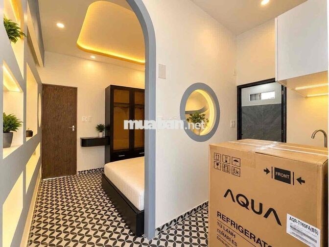 📍1 Phòng ngủ tách bếp full nội thất ngay khu vực ngã tư Bảy Hiền