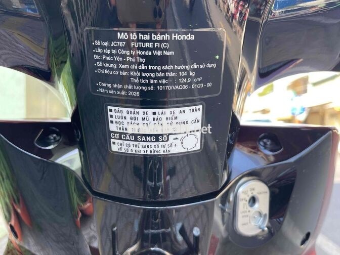 Future FI T10/2026 Odo 600km - BAO GÓP NX