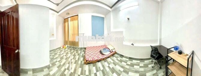 Nhà hẻm 2 xe hơi P14 dt 6x13m lững 2 lầu 4pn có wc trong full NT