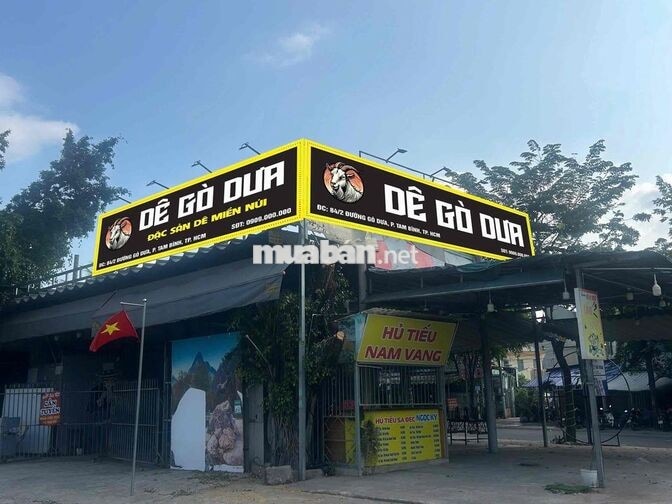 Cần cho thuê quán 3 mặt tiền mũi tàu Gò Dưa ngay vòng xoay