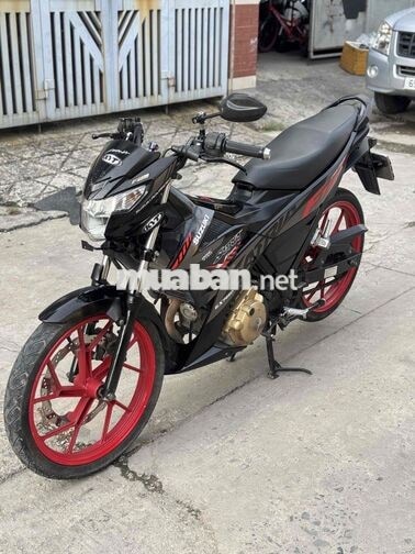 Suzuki Raider 150i FI 2018 Đen đỏ. biển 71
