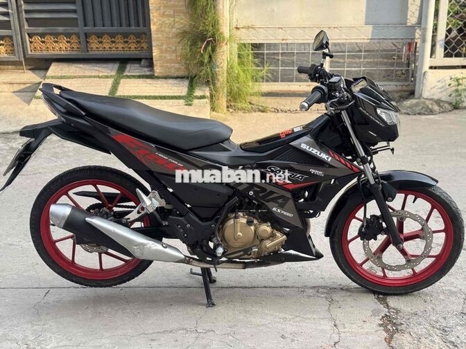 Suzuki Raider 150i FI 2018 Đen đỏ. biển 71