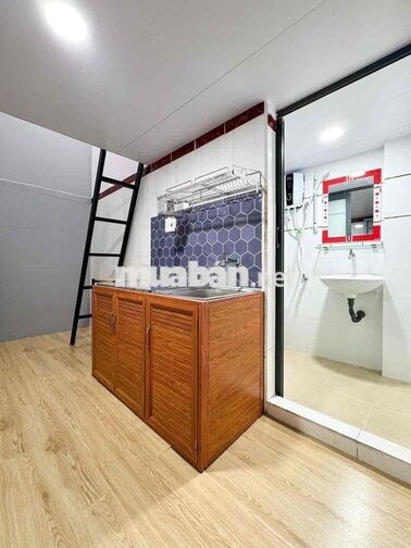 🔥PHÒNG GÁC CAO 2M SẴN MÁY LẠNH_THANG MÁY_KẾ CV GIA ĐỊNH_KHU SÂN BAY