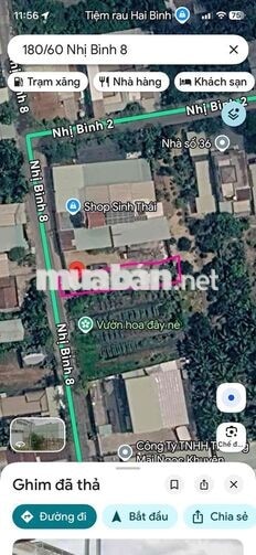 ĐẤT THỔ CƯ MẶT TIỀN NHỊ BÌNH 8 ĐÔNG THẠNH